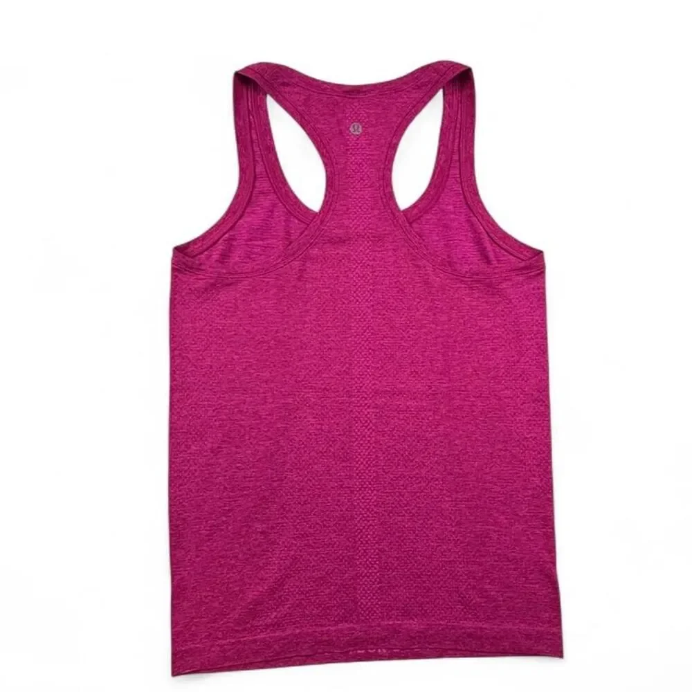 Lululemon Pink Heathered Racerback Workout Tank Top Women’s Size 6 Athletic